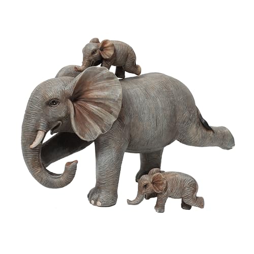 Figuras Familia Elefante Yoga 3 Piezas Decoración Hogar miniatura 2