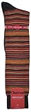 1 Pair Men's ExtraFine Merino Fancy Mini-Stripe OTC Italian Luxury Socks