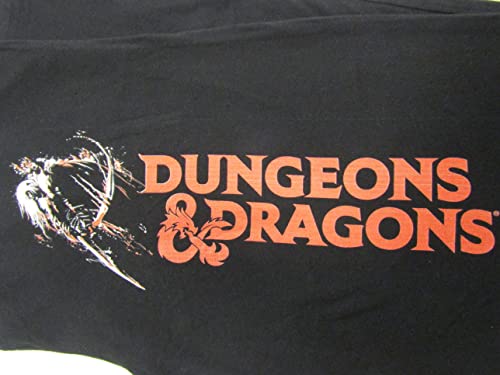 Mens Black Dungeons & Dragons Game Drawstring Lounge Sleep Pajama Pants2