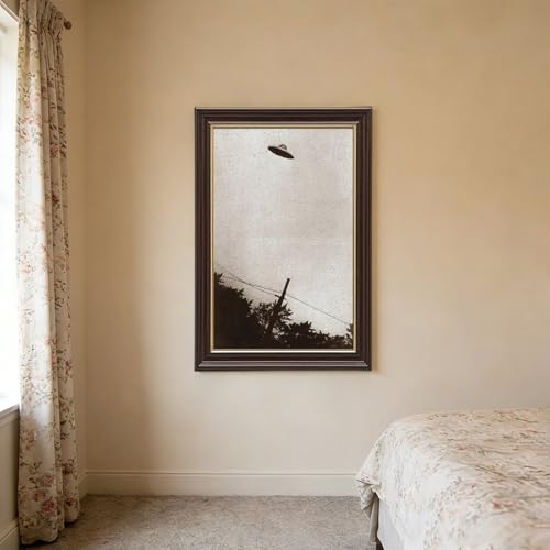 Toile Project Blue Book UFO tableau premium avec cadre suspendu