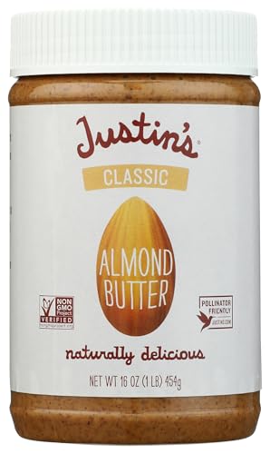 Justin's, Almond Butter Classic Jar, 16 Ounce