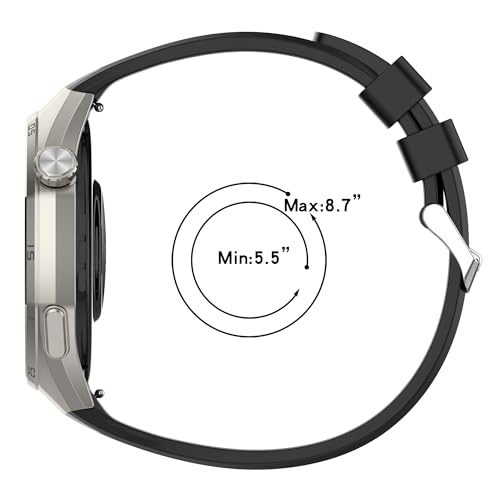 Correa de silicona 22mm para Huawei Watch GT6 Pro miniatura 5
