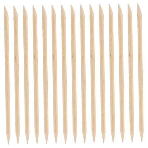 SOESFOUFU Wooden Cuticle Pusher Sticks 200pcs Manicure Tools for Nails and Cuticles