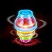 PROLOSO 15-Pack LED Light Up Flashing UFO Spinning Tops with Gyroscope Novelty Bulk Toys Party Favors