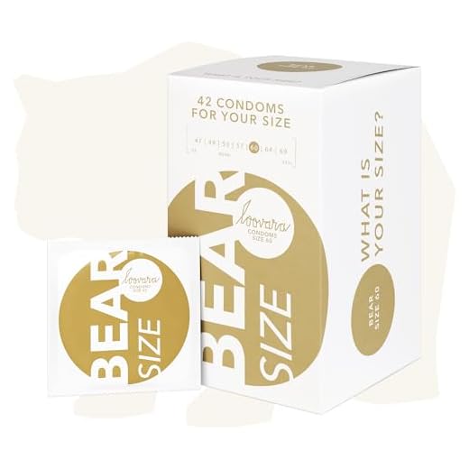 Ritex IDEAL Kondome, Extra feucht, extra Gleitmittel, 10 Stück 3 Loovara 42 Kondome in individuellen Größen - Kondomgröße 60 - Size Bear - Kondome dünn aus Fair Rubber - Für mehr Fun & Feeling beim Sex I Vegane Präservative im 42er Pack