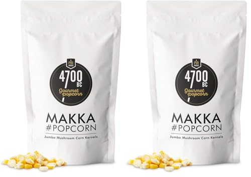 Image of 4700BC Popcorn Makka, Jumbo Mushroom Corn Kernels, Pouch, 475 Gm (Pack of 2)
