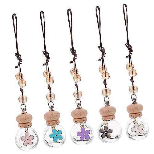 MAGICLULU 5 Piezas Colgante de Perfume con Difusor Tapas de Decoración y Automóvil