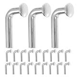 NUOBESTY Lot de 50 Goupilles de Sécurité en Acier Galvanisé 8X50 MM Clips Robustes pour...