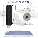 Yoga Mat Bag Waterproof Yoga Mat Carrying Bag with Adjustable Strap & Yoga mat storage cord and Multi-Functional Storage Pockets,Fits Gym, Class, Beach Park, Travel, Pink - Image 5