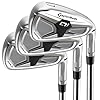 Taylormade Golf Qi Max Irons Steel Stiff Mens