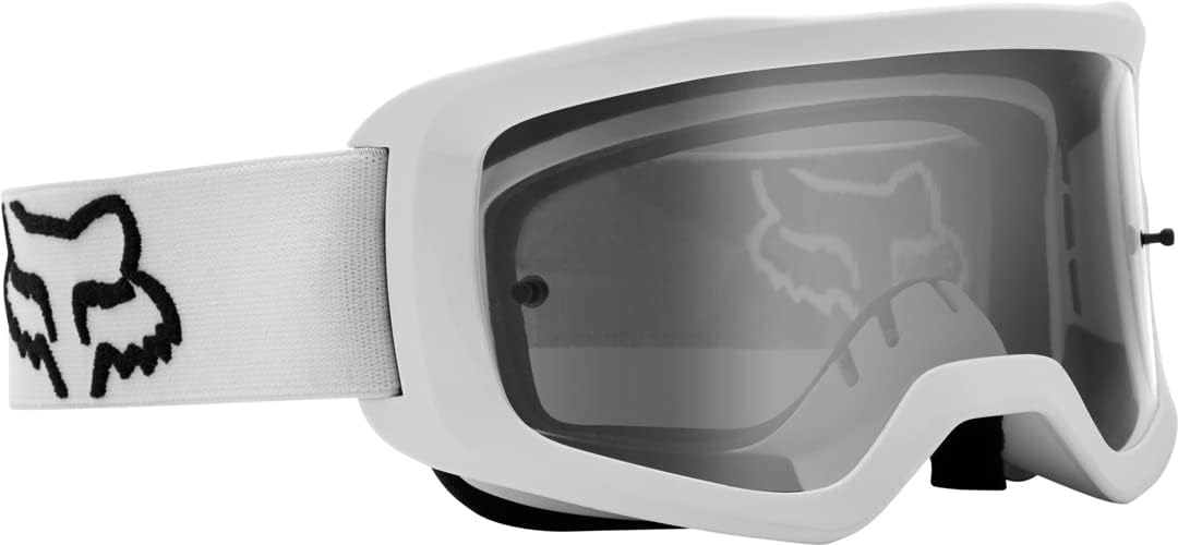 FOX RACING MAIN STRAY MOTOCROSS GOGGLE, Clear Lens, White : Fox Racing: Automotive