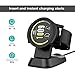 MoKo Charger Dock Compatible with Ticwatch S/E, Portable Replacement Charging Stand Adapter Station Cradle Holder with USB Cable for Ticwatch S/Ticwatch E Watch, Black