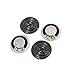 sourcing map 4 Stück 1Watt 8 Ohm runder interner Magnet Lautsprecher 20mm Dmr. Metall de