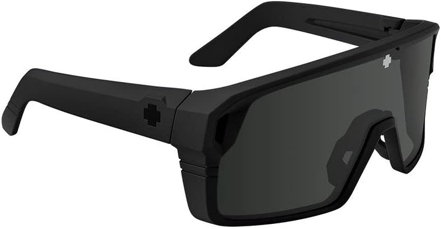 Spy Optic Monolith Sunglasses Matte Black w/Happy Grey Green Black Spectra Mirror Lens