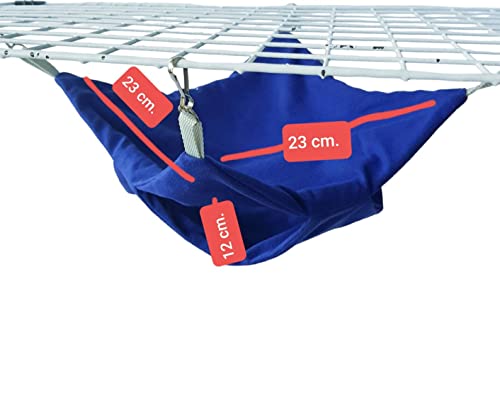 Image of Blue Color Bird Nest House Hammock Hanging, Finch Cage Plush Fluffy Birds Hut Hideaway for Hamster Parrot Macaw Budgies Eclectus Parakeet Cockatiels Cockatoo Lovebird Green Cheek Conures