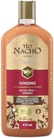 Tio Nacho Shampoo Crescimento Natural Dos Cabelos Com Biotina, Ge...