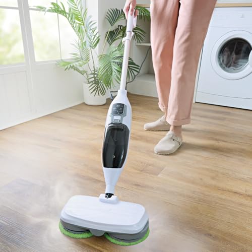 3 PAGEN® Rotierender Dampfreiniger Mop 2-in-1...