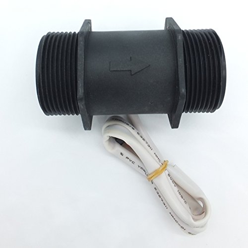 jdhlabstech Liquid Flow Sensor Water flowmeter 5 to 150 Liters/min for 1.5-inch Pipes (DN40)