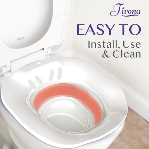 Premium Quality Foldable Sitz Bath Seat for Soak and Yoni Steam | Ideal for Postpartum Care and Hemorrhoids Treatment | Perineal Soaking and V Steaming | Anti Spill Expandable Design | Universal Fit