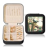 Photo Gallery gaxfjru portagioie portatile da viaggio con pavone orientale su albero di fiori, versatile soluzione di archiviazione per anelli di fidanzamento Photo Gallery gaxfjru portagioie portatile da viaggio con pavone orientale su albero di fiori, versatile soluzione di archiviazione per anelli di fidanzamento