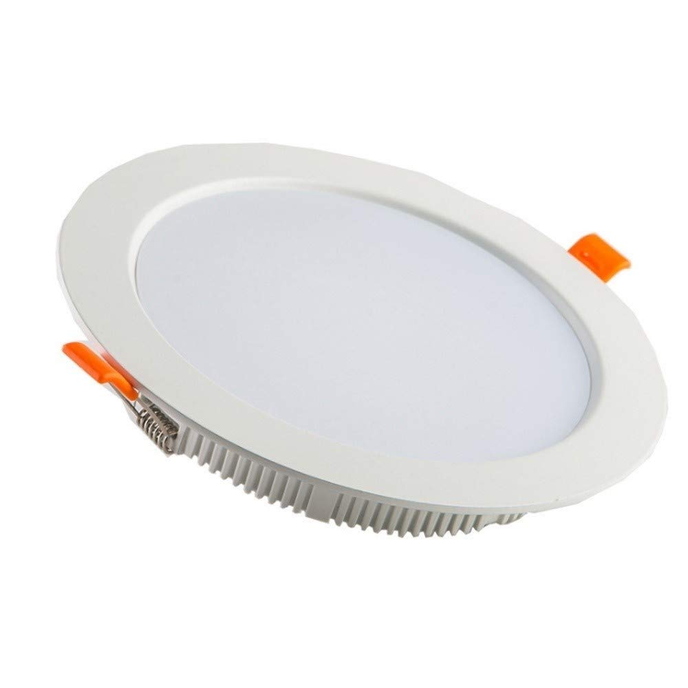 Lampe d'économie d'énergie encastré LED 9W blanc froid 6500k plafonnier rond acrylique salon chambre
