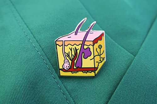 Jim Clift Design Skin Enamel Lapel Pin4