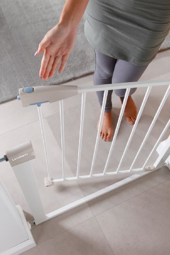 Lindam by Munchkin Sure Shut Porte Pressure Fit Safety Gate, White, 76-82 cm