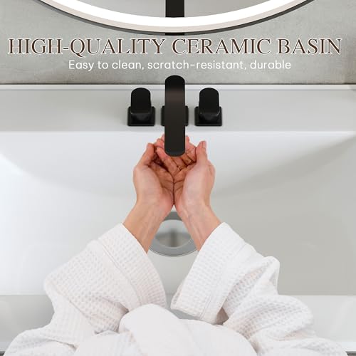 image for YITAHOME 36 Inch Floating Vanity Bathroom with Sink Combo, Grey Wall M