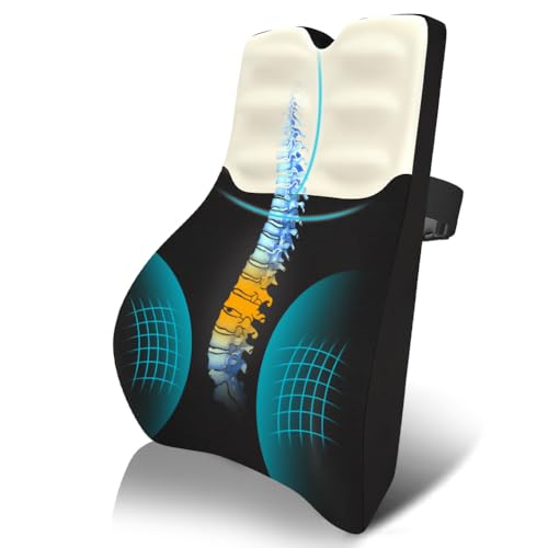 AOOHA Cojín de Soporte Lumbar Ergonómico