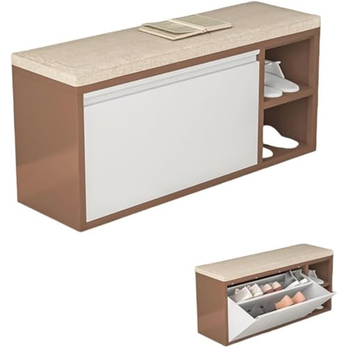 GrnArt �V���[�Y���b�N �N�b�V�����t�� ���֗p�X�c�[�� 80/100cm �X�`�[�������[�x���` ��̌^ �܂肽���ݎ� �t���b�v�V�� ���_���k���� ���w���[ �X�����݌v �g���ȒP (�u���E��,80cm)