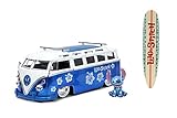 Una figura coleccionable de Stitch de 3 cm de diámetro