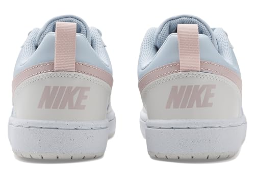 Image of Nike, Unisex Kids, Court Borough Low Recraft (Big Kid), Aura /Silt Red /Phantom /White, 4 Medium, Big Kid