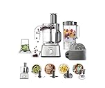 Kenwood MultiPro Express Food Processor FDP65.890SI, All-in-1 System Grates, Slices, Dices, Kneads and Blends, 2 Speeds Plus Pulse Function, 1000W, Silver