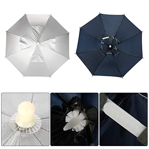 VOBOR Head Umbrella Hat, Sun Rain Protection Lightweight Umbrella Hat - Image 3