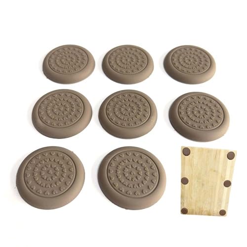 Jyccjsk Anti-Slip Cutting Board Stabilizer Pads, Self-Adhesive Rubber Feet, Waterproof, Shock-Absorbent，Noise Reducing, Non-Marking Grips for Chopping Blocks