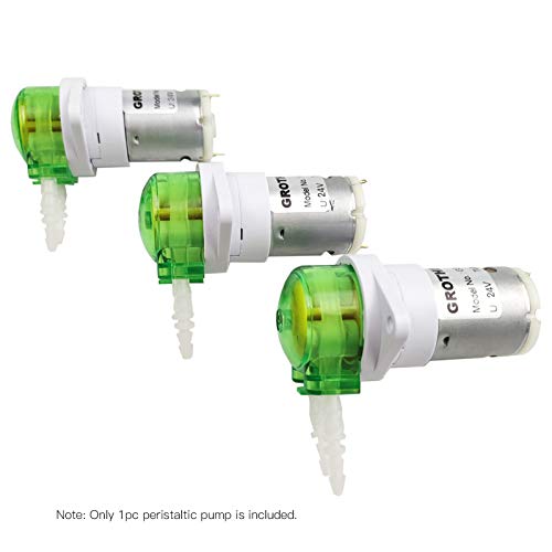 Zwbfu Bomba peristáltica pequena DC 12V / 24V Bomba doseadora Bomba de microcirculação de água líqui