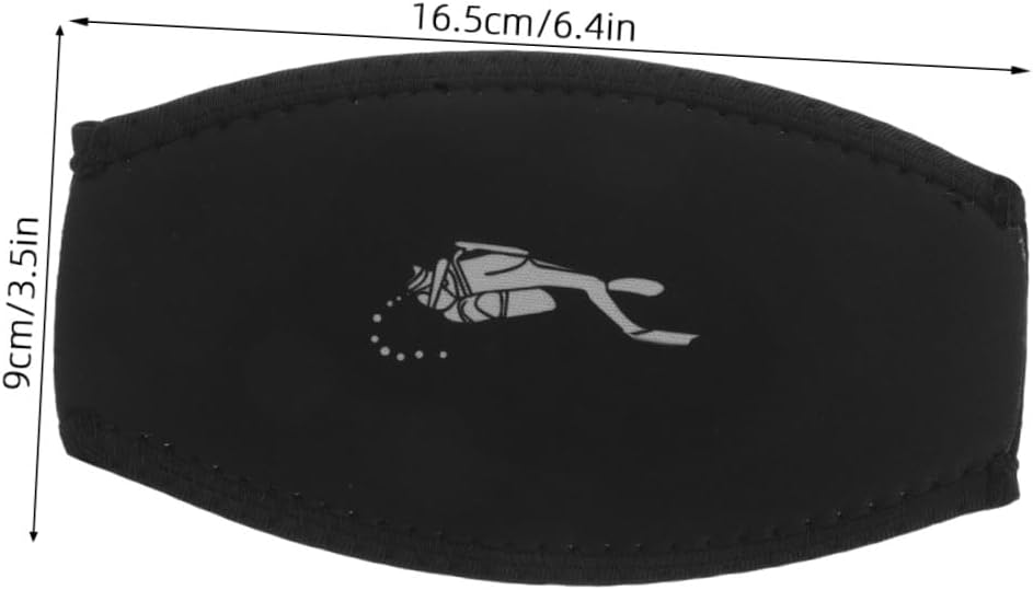 Diving Mask Strap Cover Double Layer Sbr Hair Strap Wrap for Snorkeling and Scuba Diving Durable and Comfortable for Water Sports