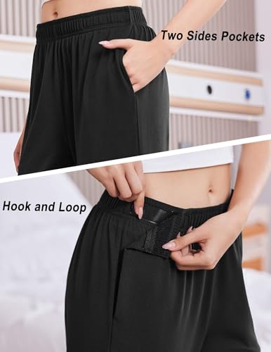 Deyeek Women's Tear Away Pants for Hip Replacement After Surgery Post Surgery Pants for Women Easily Touch 2 Sides Closure3