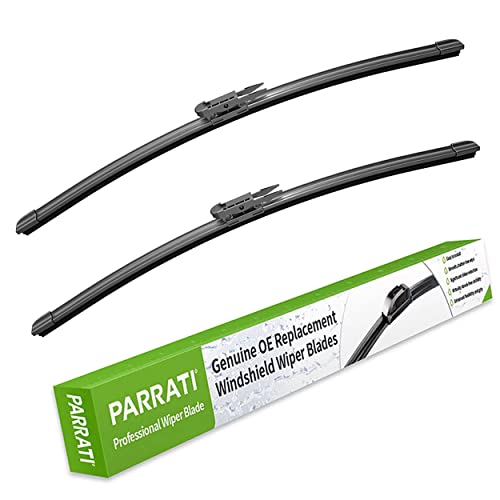 PARRATI 24 pulgadas y 19 pulgadas de alto rendimiento premium para toda la temporada cuchillas de limpiaparabrisas delanteras de repuesto para BMW M3 328i M340i 335i 328d, fácil instalación de