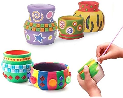 HUAWELL Pottery Wheel, Pottery Studio Kit, DIY Pottery Studio with Apron, Craft Activity with Stickers, Artist Studio, Ceramic Machine with Air-Dry Clay, Educational Toy for Kids Beginners 3 416V8qf3hQL. AC