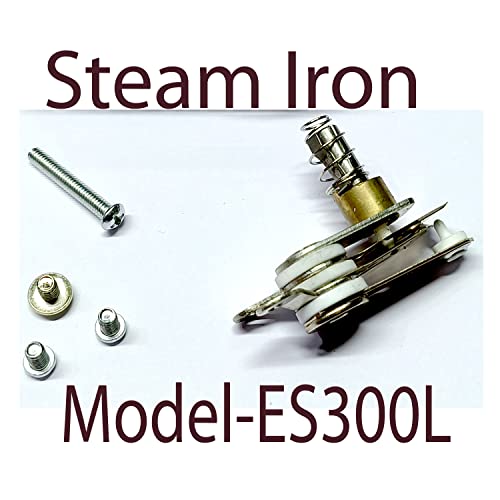 Jasol Thermostat Set for Silver Star Steam Iron Es-300L Electric Steam Iron Steam Iron Thermostat Thermal Controller, White,1 Set