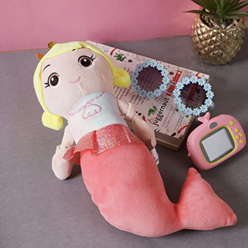 Image of A Little Swag Soft Mermaid Doll Princess Stuffed Plush Toys for Birthday Theme Gifts Present Home Decoration for Kids Girls (25 cms)