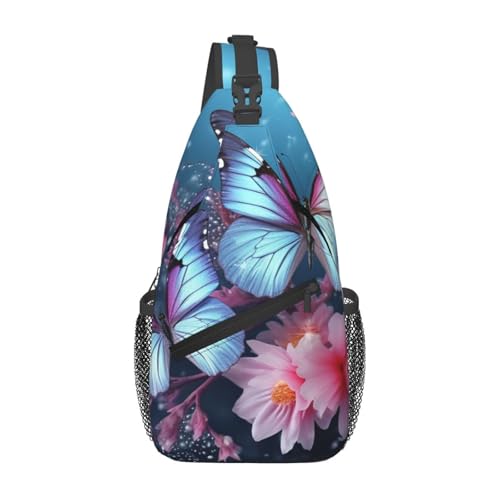 Bolso tipo sling unisex negro para viaje y senderismo