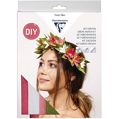 Clairefontaine Wreath of Flowers Crepe Paper Kit Cover