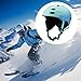 Aymzbd Ski Helmet Lightweight Breathable Portable Skateboard Helmet Skiing Accessories for Skateboarding Winter Activity Cycling Men, Blue