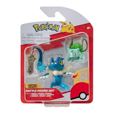 Pokémon Battle Figure 3 Pack with Honedge, Bulbasaur, Frogadier Cover