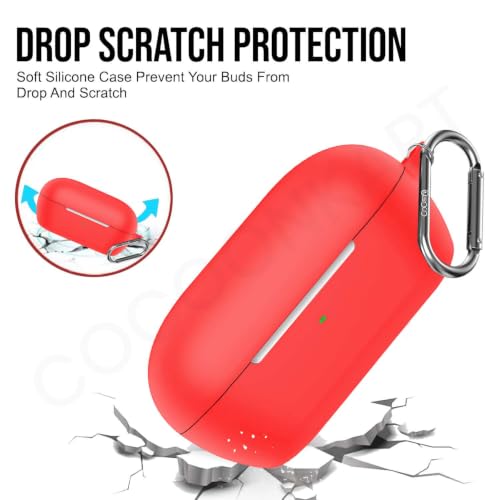 Image of Soft Silicone Case Cover for WF-C710N | C710NSA -Red