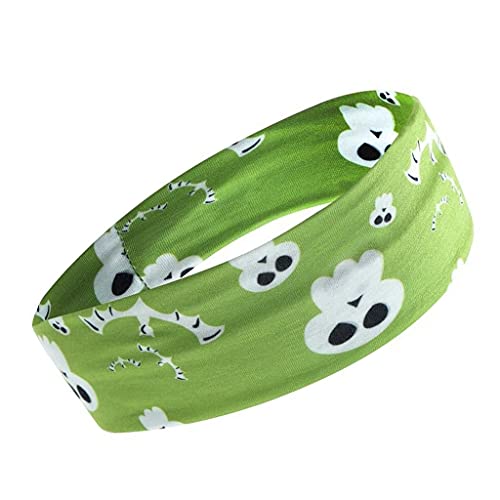 Fascia per capelli stampata colore teschio