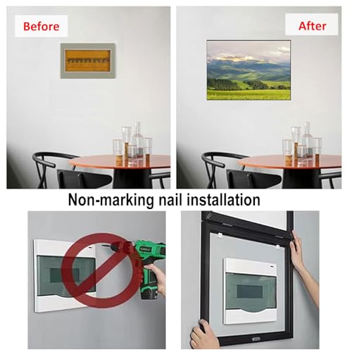Boîte de distribution apparente ? Cachez votre tableau électrique avec ce cadre 70x50