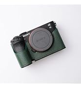 Amazon.com : Iborrys Camera Genuine Leather Half Case ，Compatible